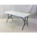 DURA Durable Folding Table -5ft - Rectangle Top - 60" Table Top Length - 30" Height - Resin Top Material - 1 Each