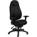 Global ObusForme Comfort High Back Multi-Tilter, Schukra - Black Seat - Black Back - High Back - 5-star Base - Armrest - 1 Each