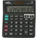 Offix Simple Calculator - 3-Key Memory, Currency Converter, Dual Power - 12 Digits - Battery/Solar Powered - Desktop - 1 Each