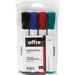 Offix Dry Erase Whiteboard Marker Set - Bullet Marker Point Style - Assorted Alcohol Based Ink - 1 / Pack