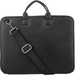 bugatti Carrying Case for 13.3" Tablet - Black - Vegan Leather Body - Shoulder Strap - 1 Each