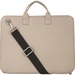 bugatti Carrying Case for 13.3" Tablet - Cream - Vegan Leather Body - Shoulder Strap - 1 Each