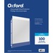 Oxford Sheet Protector - 0" Thickness - For Letter 8 1/2" x 11" Sheet - 3 x Holes - Ring Binder - Clear - 100 / Box
