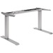 HDL Calypso CAL-E1-2LEG Table Base - 50" - Finish: Silver Metal