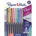 Paper Mate Flair Ultra-fine Tip Metallic Pens - Ultra Fine Pen Point - Assorted - 8 / Pack