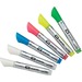 Quartet Whiteboard Paint Markers - Bullet Marker Point Style - White, Teal, Pink, Yellow, Green Liquid Ink - Gray Barrel - 6 / Pack