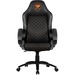 COUGAR Fusion Gaming Chair - For Gaming - Faux Leather, Metal, Polyurethane, Steel - Black
