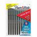 Paper Mate Write Bros Ballpoint Pen - Medium Pen Point - 1 mm Pen Point Size - Black - 10 Pack