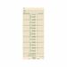 Time Card - French - 1000 Sheet(s) - 1000 / Pack