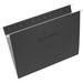 Continental Letter Recycled Hanging Folder - 8 1/2" x 11" - Black - 100% Fiber Recycled - 25 / Box