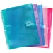 Winnable Binder Pouch - 11.5" Height x 9" Width - 1" Thickness - 100 x Sheet Capacity - For Letter 8 1/2" x 11" Sheet - Assorted - Polypropylene - 12