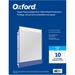 Oxford Sheet Protector - 0" Thickness - For Letter 8 1/2" x 11" Sheet - 3 x Holes - Ring Binder - Top Loading - Clear - Polypropylene - 10 / Pack