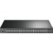 TP-Link JetStream TL-SG3452P Ethernet Switch - 48 Ports - Manageable - 3 Layer Supported - Modular - 4 SFP Slots - 52.50 W Power Consumption - 384 W PoE Budget - Optical Fiber, Twisted Pair - PoE Ports - Rack-mountable, Desktop - 5 Year Limited Warranty