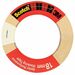Scotch Masking Tape - 60.1 yd (55 m) Length x 0.71" (18 mm) Width - Rubber Resin - Brown