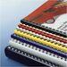 HOP 19 Ring Plastic Comb Bindings - 0.9" Maximum Capacity - 170 x Sheet Capacity - For Letter 8 1/2" x 11" Sheet - Black - Plastic - 50 / Box