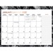 Mead Family Planner - Monthly - 1 Year - 2022 till 2022 - Desk Pad - 13" Width - Notes Area, Bilingual, Magnetic