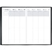 Quo Vadis Quo Vadis Plan 24 16-Month Weekly Planner - Weekly - 16 Month - September 2022 - December 2023 - 1 Week Double Page Layout - White Sheet - Black Cover - 9.4" Height x 6.3" Width - Detachable Corner, Bilingual, Schedule Section - 1 Each