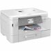 MFC-J4535DW INKvestment Tank All-in-One Multifunction Colour Inkjet Printer - Copier/Fax/Printer/Scanner - 4800 x 1200 dpi Print - Automatic Duplex Print - Up to 30000 Pages Monthly - 400 sheets Input - Color Flatbed Scanner - 2400 dpi Optical Scan - Color Fax - Ethernet - Wireless LAN - Apple AirPrint, Mopria, Wi-Fi Direct, Near Field Communication (NFC), Brother Mobile Connect - USB - 1 Each - For Plain Paper Print