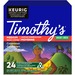 Timothy's K-Cup Colombian Decaf Medium Roast Coffee - Compatible with Keurig K-Cup Brewer - Medium - Per Pod - 24 / Box