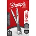 Sharpie S-Gel Pen - 0.7 mm Pen Point Size - Black - Black Barrel - 12