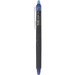 FriXion Clicker Gel Pen - 0.5 mm Pen Point Size - Refillable - Retractable - Blue Gel-based Ink - 1 Each