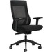 Offices To Go Zim Synchro-Tilter Chair High Back Mesh Black - Mesh Back - High Back - Black - 1 Each