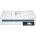 HP ScanJet Pro N4600 FNW1 Flatbed/ADF Scanner - White - Duplex Scanning