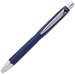 uni-ball Jetstream Retractable Ballpoint Pen - Fine Pen Point - 0.7 mm Pen Point Size - Retractable - Black - Blue Barrel - 1 Each
