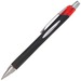 uniball&trade; Jetstream Retractable Ballpoint Pen - Medium Pen Point - 1 mm Pen Point Size - Retractable - Red Pigment-based Ink - 1 Each