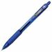 Zebra Pen Z-Grip Retractable Ballpoint Pens - Medium Pen Point - 1 mm Pen Point Size - Retractable - Blue - Clear, Blue Barrel - Nickel Tip - 1 / Each