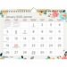 Blueline Monthly Spring Wall Calendar 2024 - Monthly - January 2024 - December 2024 - 1 Month Single Page Layout - 8" x 11" Sheet Size - Twin Wire - Gold - Chipboard - Reinforced, Bilingual, Daily Block, Eyelet, Reference Month - 1 Each