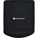 Intekview Rectangle Gel Wrist Mouse Pad Black 180g - Black - Silicone - 1 Pack