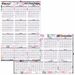 Blueline Passion Yearly Laminated Wall Calendar, 24" x 36" , English - Large - Monthly, Yearly - 12 Month - January 2027 to December 2027 - 36" (914.40 mm) x 24" (609.60 mm) Sheet Size - Wall Mount - Metal - 3" (76.20 mm) Height x 3" (76.20 mm) Width - 1 Each