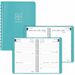 Blueline Academic Weekly Planner Fashion 2026-2027 - Blue - Bilingual - Bilingual - Academic - Weekly, Monthly - 13 Month - July 2026 to July 2027 - 5" (127 mm) x 8" (203.20 mm) Sheet Size - Twin Wire - Blue - Vicuana - 1 Each