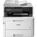 Brother MFC-L3770CDW Wireless LED Multifunction Printer - Color - Copier/Fax/Printer/Scanner - 25 ppm Mono/25 ppm Color Print - 2400 x 600 dpi Print - Automatic Duplex Print - Up to 30000 Pages Monthly - Color Scanner - 1200 dpi Optical Scan - Monochrome 