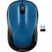 Logitech Mouse - Optical - Wireless - Radio Frequency - Blue - USB - 5 Button(s)