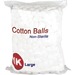 First Aid Central Cotton Ball - Large - 1000 / Pack - Absorbent