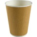 Hy Pax Eco Nature Kraft Ripple Hot Cups - 12 fl oz (354.9 mL) - Ripple - Kraft - Hot Drink - 40 / Pack
