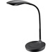 Bostitch Gooseneck LED Desk Lamp 4.5W Black - 17" (431.80 mm) Height - 4.50 W LED Bulb - Gooseneck, Dimmable, Flicker-free, USB Charging, Touch Sensitive Control Panel, Adjustable Brightness, Flexible Neck - 480 lm Lumens - Desk Mountable - Black - for Desk, Office, Phone, Smart Watch, Tablet