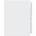 Davis Index Divider - Printed Tab(s) - 1/25 - Digit - 76-100 - 8.50" Divider Width x 11" Divider Length - White Divider - 1 Each