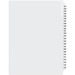 Davis Index Divider - Printed Tab(s) - 1/25 - Digit - 151-175 - 8.50" Divider Width x 11" Divider Length - White Divider - 25 / Pack