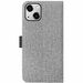 Blu Element Carrying Case (Folio) Apple iPhone 13 Smartphone - Black, Gray - 1 Each