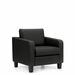 Offices To Go Suburb Chair - Black - Plush, Luxhide, Bonded Leather