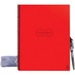Rocketbook Core Notebook - 32 Pages - Spiral - Letter - 8 1/2" x 11" - Red Cover - Reusable, Erasable, Eco-friendly