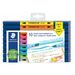 Staedtler Pen - Chisel, Brush Pen Point Style - Assorted Water Based Ink - 10 Pack