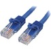 StarTech.com Cat.5e Network Cable - 50 ft Category 5e Network Cable for Network Device - First End: 1 x RJ-45 Network - Male - Second End: 1 x RJ-45 Network - Male - Blue - 1 Each