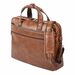 bugatti Valentino Carrying Case (Briefcase) for 15.6" Notebook - Cognac - Vegan Leather, Synthetic Leather Body - Handle, Shoulder Strap - 13.50" (342.90 mm) Height x 16.25" (412.75 mm) Width x 4" (101.60 mm) Depth