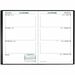 Quo Vadis Sapa X Weekly Diary - French - Pocket Size - Weekly - January 2024 - December 2024 - 8:00 AM to 7:00 PM - Hourly - 8.89 cm x 13.97 cm Sheet Size - Saddle Stitch - Black - Flexible Cover