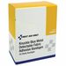 First Aid Central Adhesive Blue Metal Detectable Fabric Knuckle Bandages, 40/Box - 40 / Box