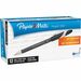Paper Mate FlexGrip Elite Ballpoint Pens - Medium Pen Point - Refillable - Black Alcohol Based Ink - Black Rubber Barrel